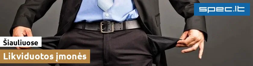 Likviduotos įmonės Šiauliuose | spec.lt