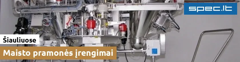 Maisto pramonės įrengimai Šiauliuose | spec.lt