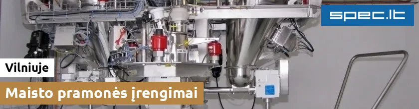 Maisto pramonės įrengimai Vilniuje | spec.lt