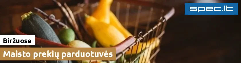 Maisto prekių parduotuvės Biržuose | spec.lt