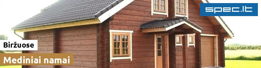 Mediniai namai Biržuose | spec.lt