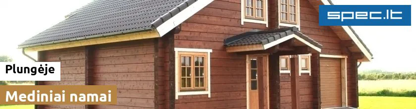 Mediniai namai Plungėje | spec.lt