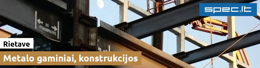 Metalo gaminiai, konstrukcijos Rietave