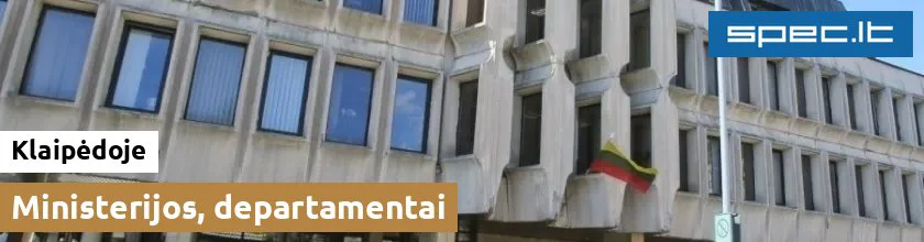 Ministerijos, departamentai Klaipėdoje | spec.lt