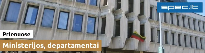 Ministerijos, departamentai Prienuose