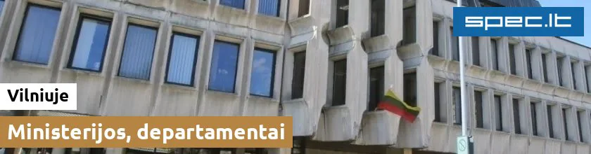 Ministerijos, departamentai Vilniuje | spec.lt