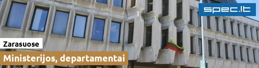 Ministerijos, departamentai Zarasuose
