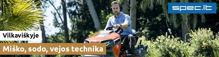 Miško, sodo, vejos technika Vilkaviškyje