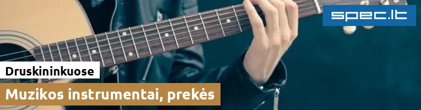 Muzikos instrumentai, prekės Druskininkuose