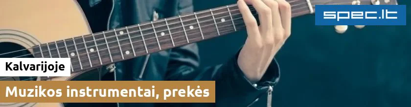 Muzikos instrumentai, prekės Kalvarijoje
