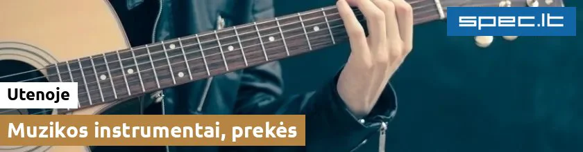 Muzikos instrumentai, prekės Utenoje