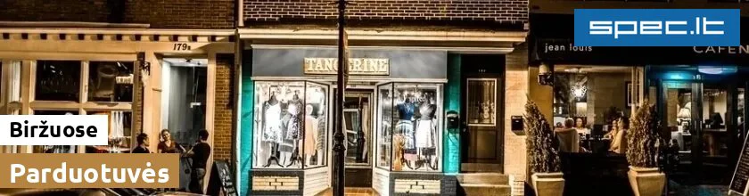 Parduotuvės Biržuose | spec.lt
