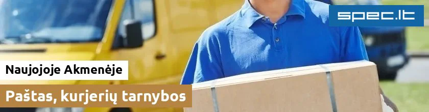 Paštas, kurjerių tarnybos Naujojoje Akmenėje