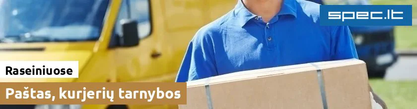 Paštas, kurjerių tarnybos Raseiniuose