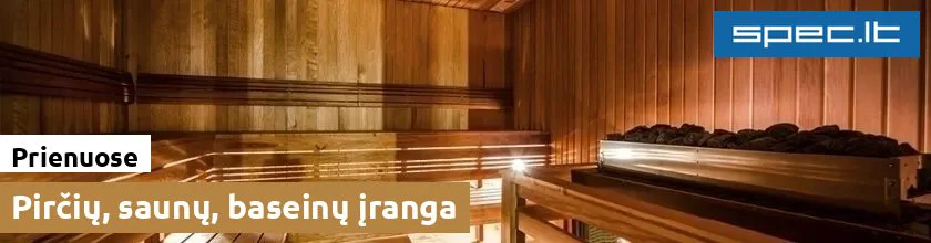 Pirčių, saunų, baseinų įranga Prienuose