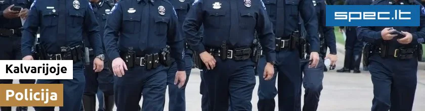 Policija Kalvarijoje
