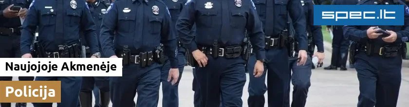 Policija Naujojoje Akmenėje