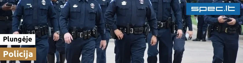 Policija Plungėje