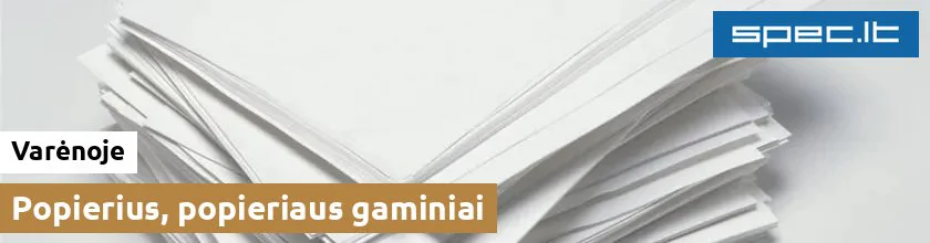 Popierius, popieriaus gaminiai Varėnoje
