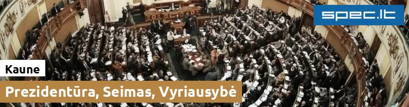 Prezidentūra, Seimas, Vyriausybė Kaune