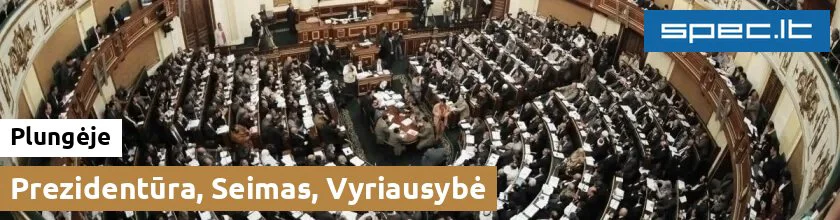 Prezidentūra, Seimas, Vyriausybė Plungėje