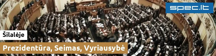 Prezidentūra, Seimas, Vyriausybė Šilalėje