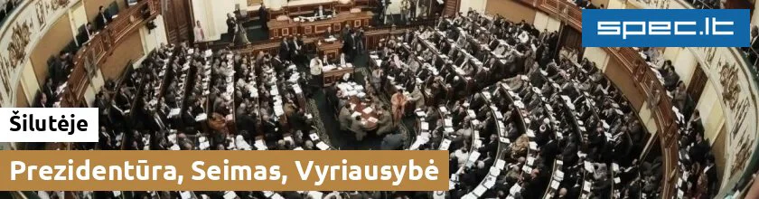 Prezidentūra, Seimas, Vyriausybė Šilutėje