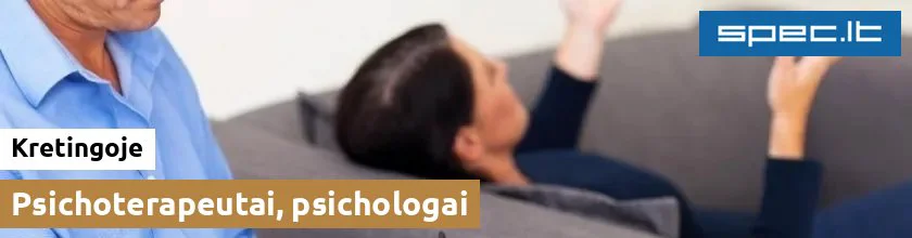 Psichoterapeutai, psichologai Kretingoje