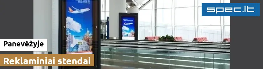Reklaminiai stendai Panevėžyje | spec.lt