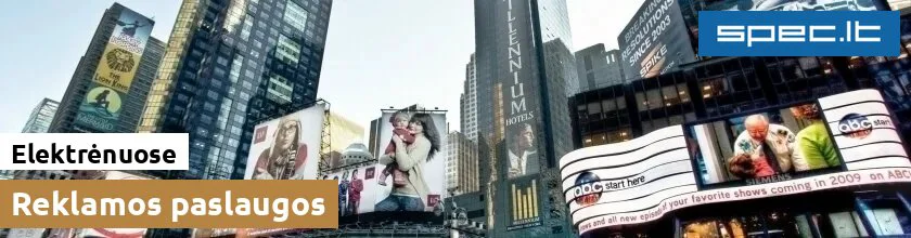 Reklamos paslaugos Elektrėnuose | spec.lt
