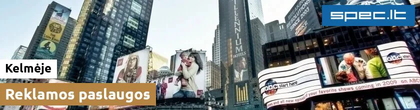 Reklamos paslaugos Kelmėje | spec.lt