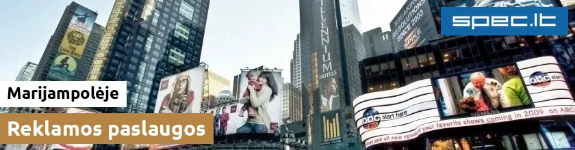 Reklamos paslaugos Marijampolėje | spec.lt