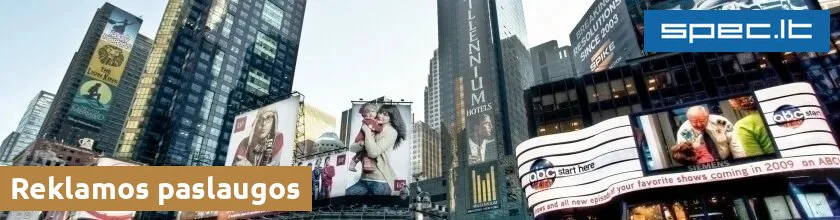 Reklamos paslaugos | spec.lt