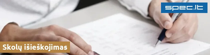 Skolų išieškojimas | spec.lt