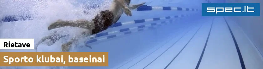 Sporto klubai, baseinai Rietave