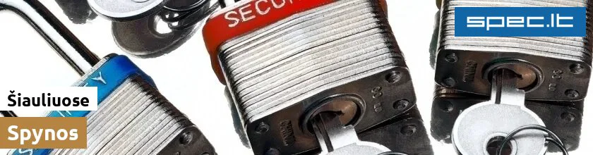 Spynos Šiauliuose | spec.lt