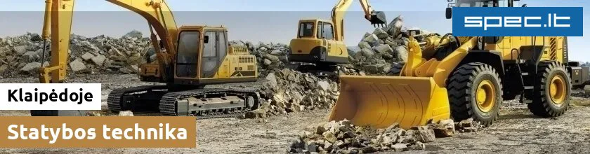 Statybos technika Klaipėdoje | spec.lt