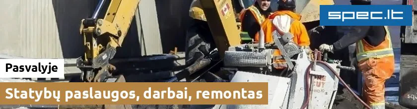 Statybų paslaugos, darbai, remontas Pasvalyje