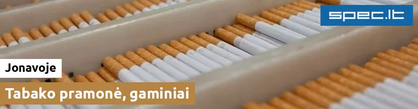 Tabako pramonė, gaminiai Jonavoje