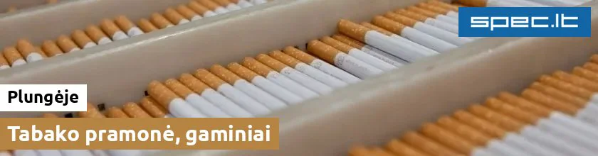 Tabako pramonė, gaminiai Plungėje