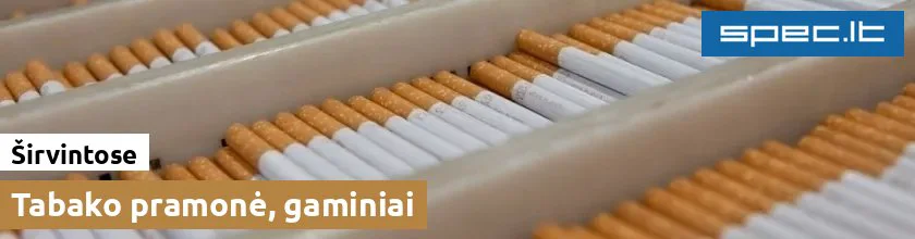 Tabako pramonė, gaminiai Širvintose
