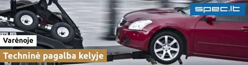 Techninė pagalba kelyje Varėnoje