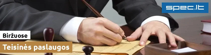 Teisinės paslaugos Biržuose | spec.lt