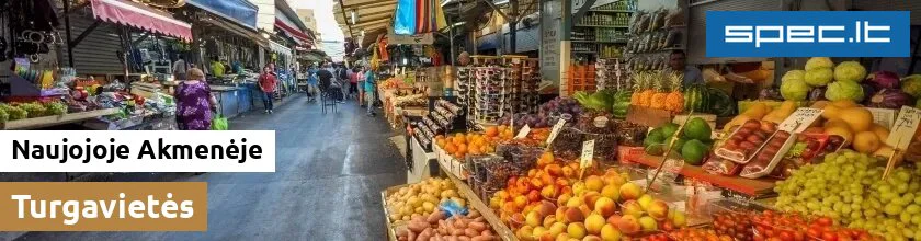 Turgavietės Naujojoje Akmenėje