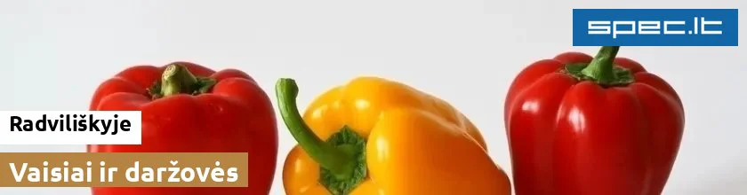 Vaisiai ir daržovės Radviliškyje | spec.lt