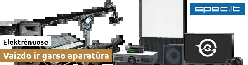 Vaizdo ir garso aparatūra Elektrėnuose | spec.lt