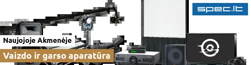 Vaizdo ir garso aparatūra Naujojoje Akmenėje