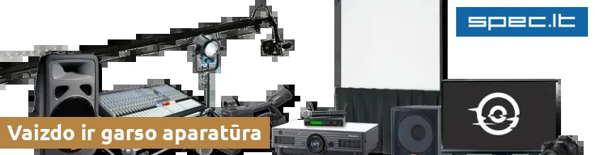 Vaizdo ir garso aparatūra | spec.lt
