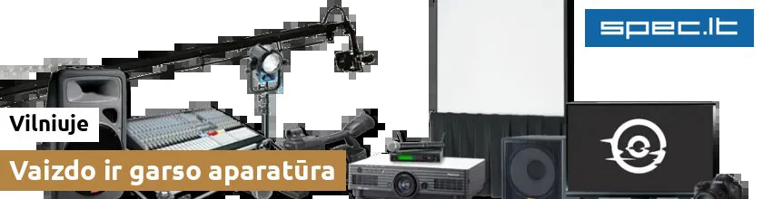 Vaizdo ir garso aparatūra Vilniuje | spec.lt