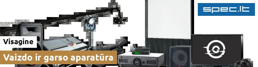 Vaizdo ir garso aparatūra Visagine | spec.lt